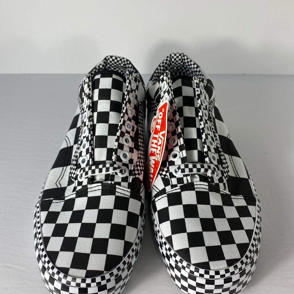 Vans Old Skool All Over Checkerboard Sneakers - Picture 5 of 7